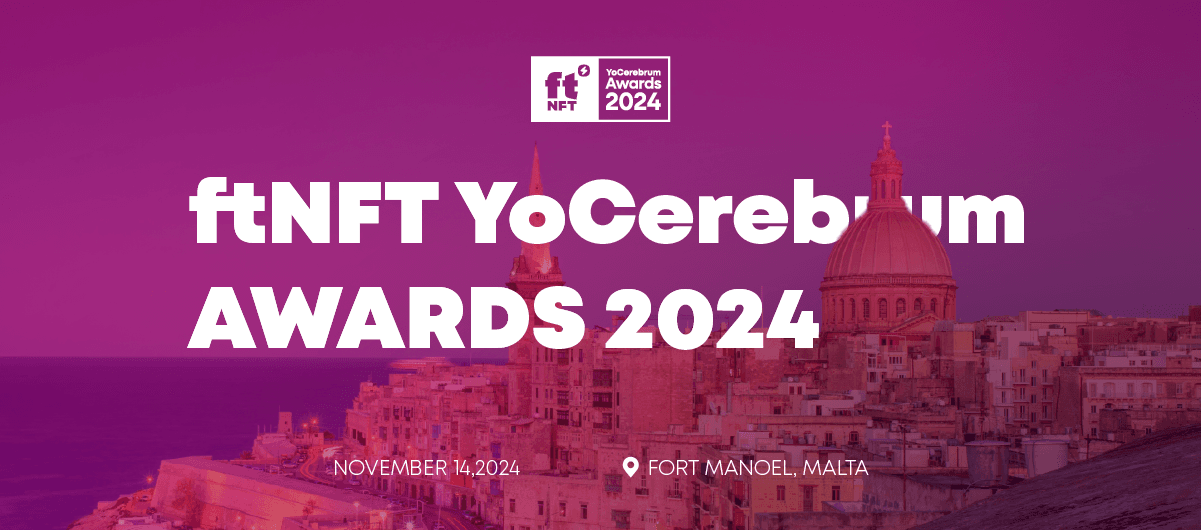 Оголошення про ftNFT YoCerebrum Awards Volume 3: Едем інновацій та креативності